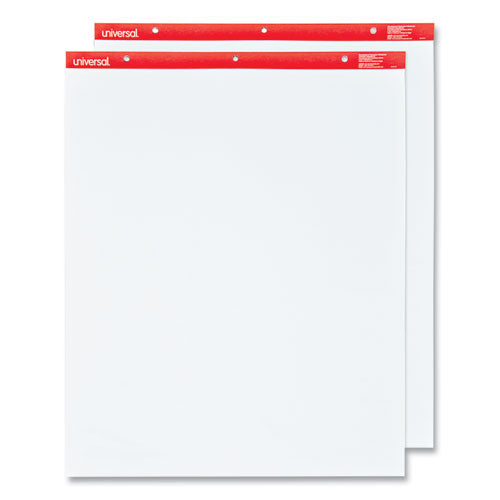 Easel Pads/Flip Charts, Unruled, 27 x 34, White, 50 Sheets, 2/Carton-(UNV35600)