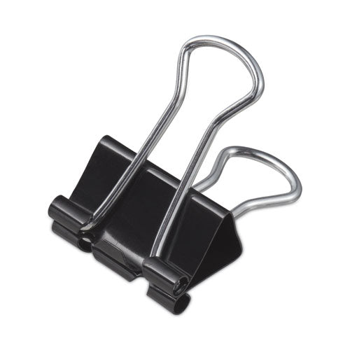 Binder Clip Zip-Seal Bag Value Pack, Small, Black/Silver, 144/Pack-(UNV10200VP)