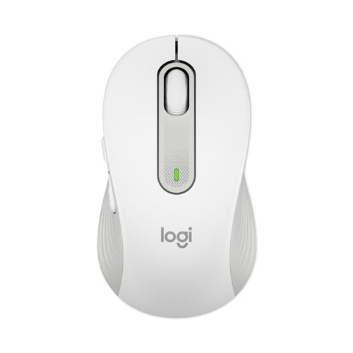 Signature M650 for Business Wireless Mouse, Medium, 2.4 GHz Frequency, 33 ft Wireless Range, Right Hand Use, Off White-(LOG910006273)