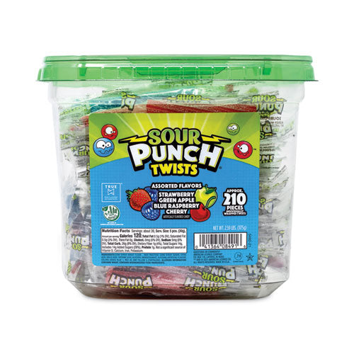 Twists, Variety, 2.59 lb Tub, Approx. 210 Pieces, Ships in 1-3 Business Days-(GRR20916848)
