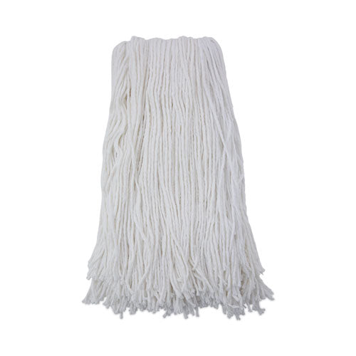 Cut-End Wet Mop Head, Rayon, No. 32, White, 12/Carton-(BWK2032RCT)