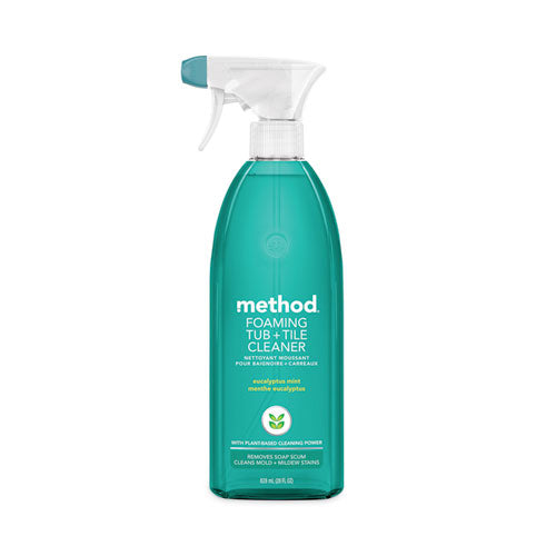 Tub N Tile Bathroom Cleaner, Eucalyptus Mint Scent, 28 oz Spray Bottle, 8/Carton-(MTH01656)