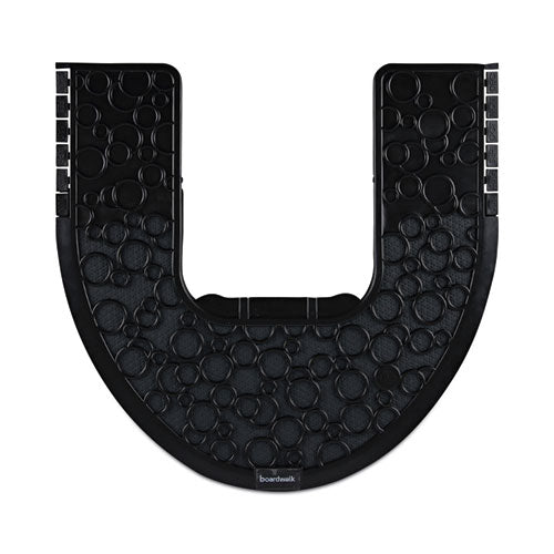 Commode Mat 2.0, Absorbant, Rubber, 22 x 22, Black, 6/Carton-(BWKCMBB)