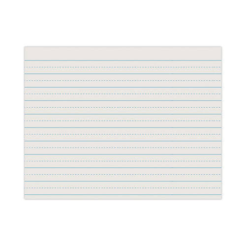 Alternate Dotted Newsprint Paper, 3/4" Two-Sided Long Rule, 8.5 x 11, 500/Pack-(PAC2622)