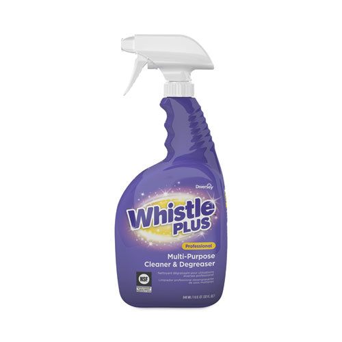 Whistle Plus Multi-Purpose Cleaner and Degreaser, Citrus, 32 oz Spray Bottle, 8/Carton-(DVOCBD540564)