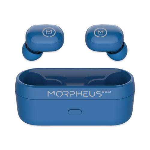 Spire True Wireless Earbuds Bluetooth In-Ear Headphones with Microphone, Island Blue-(MHSTW1500L)