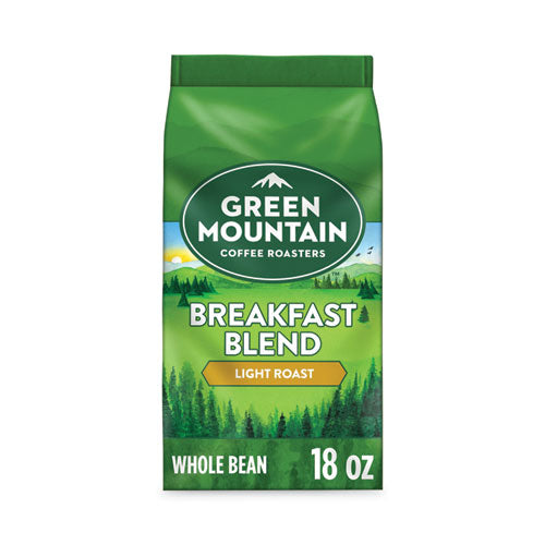 Breakfast Blend Whole Bean Coffee, 18 oz Bag-(GMT7567EA)