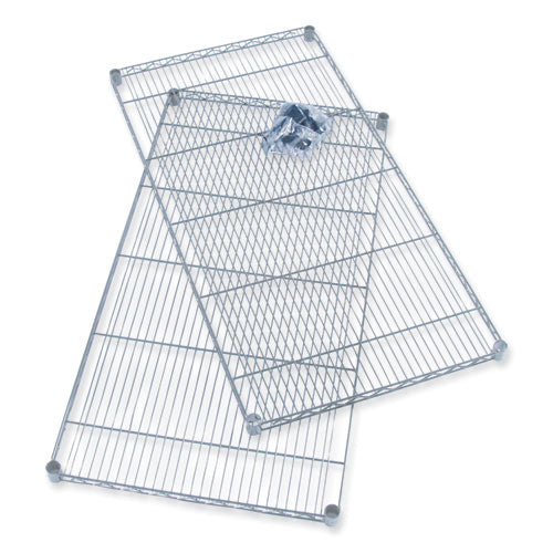 Industrial Extra Shelf Pack, 48w x 18d x 1.5h, Steel, Metallic Gray, 2/Pack-(SAF5293GR)