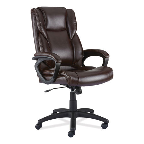 Alera Brosna Series Mid-Back Task Chair, Supports Up to 250 lb, 18.15" to 21.77" Seat Height, Brown Seat/Back, Brown Base-(ALEBRN42B59)