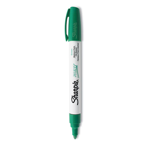 Permanent Paint Marker, Medium Bullet Tip, Green-(SAN35552)