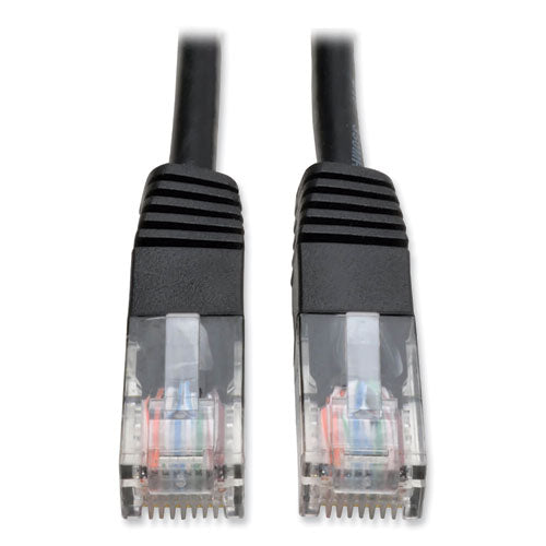 CAT5e 350 MHz Molded Patch Cable, 10 ft, Black-(TRPN002010BK)
