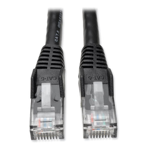 CAT6 Gigabit Snagless Molded Patch Cable, 1 ft, Black-(TRPN201001BK)