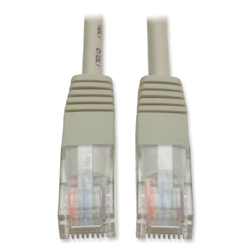 CAT5e 350 MHz Molded Patch Cable, 100 ft, Gray-(TRPN002100GY)