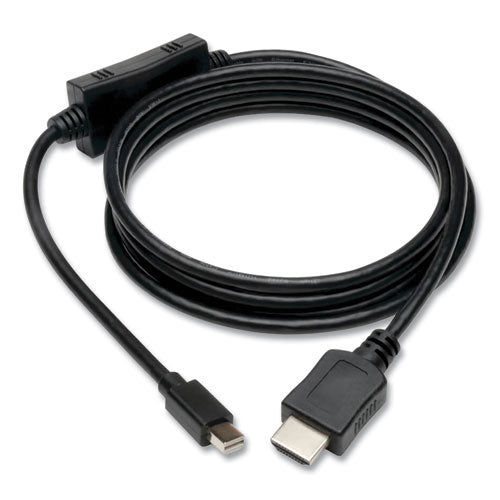 Mini DisplayPort/Thunderbolt to HDMI Cable Adapter, 6 ft, Black-(TRPP586006HDMI)