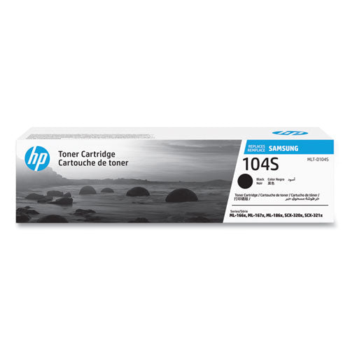 SU750A (MLT-D104S) Toner, 1,500 Page-Yield, Black-(HEWSU750A)