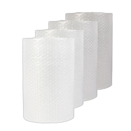 Bubble Packaging, 0.31" Thick, 12" x 125 ft, Perforated Every 12", Clear, 4/Carton-(UNV4087870)