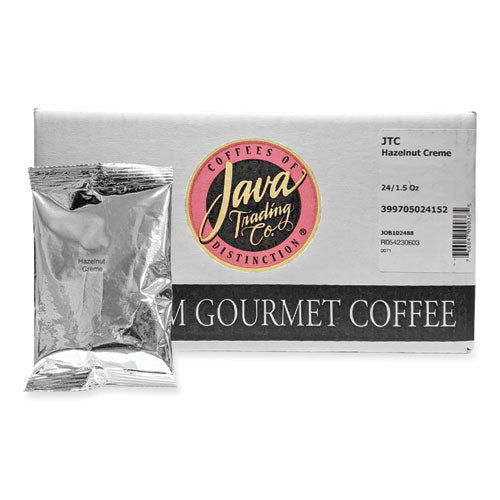 Coffee Portion Packs, 1.5oz Packs, French Roast, 42/Carton-(JAV308042)