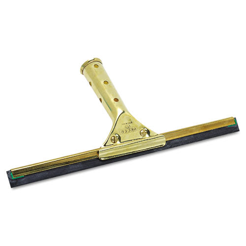 Golden Clip Brass Squeegees, 12" Wide Blade, 4.5" Handle-(UNGGS300)