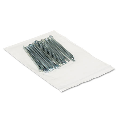 Reclosable Poly Bags, Zipper-Style Closure, 2 mil, 3" x 4", Clear, 1,000/Carton-(UNV127481)