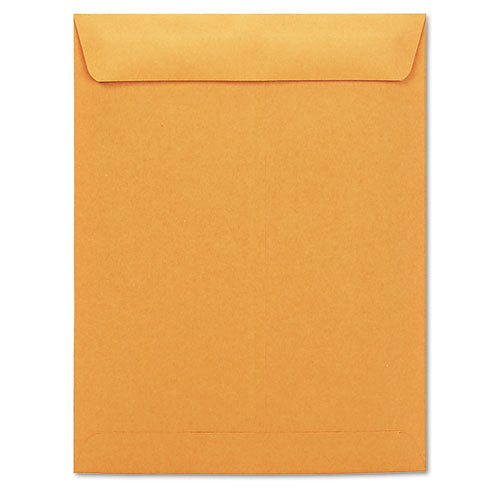 Catalog Envelope, #13 1/2, Square Flap, Gummed Closure, 10 x 13, Brown Kraft, 250/Box-(UNV44105)