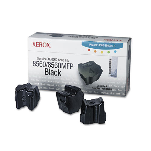 108R00726 Solid Ink Stick, 3,400 Page-Yield, Black, 3/Box-(XER108R00726)