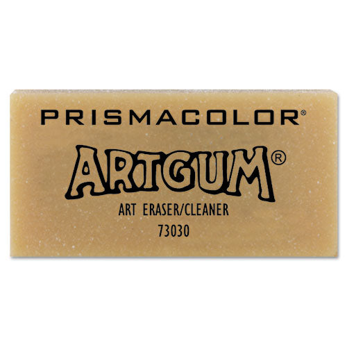 ARTGUM Eraser, For Pencil Marks, Rectangular Block, Large, Off White, Dozen-(SAN73030)