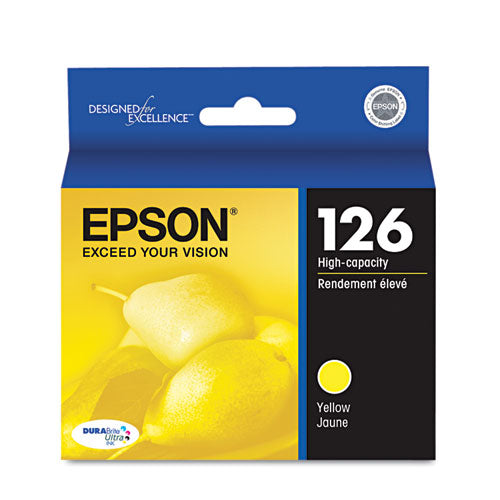 T126420-S (126) DURABrite Ultra High-Yield Ink, Yellow-(EPST126420S)