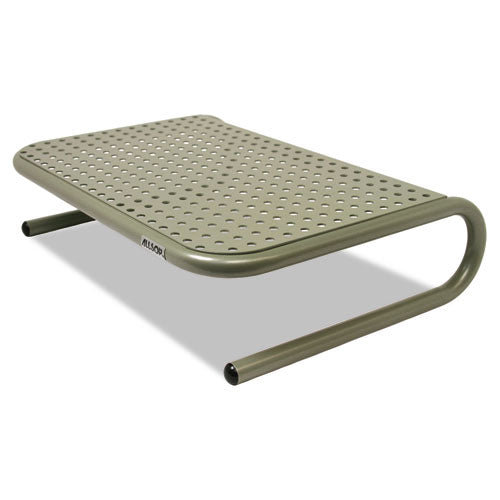 Metal Art Jr. Monitor Stand, 14.75" x 11" x 4.25", Pewter, Supports 40 lbs-(ASP27021)