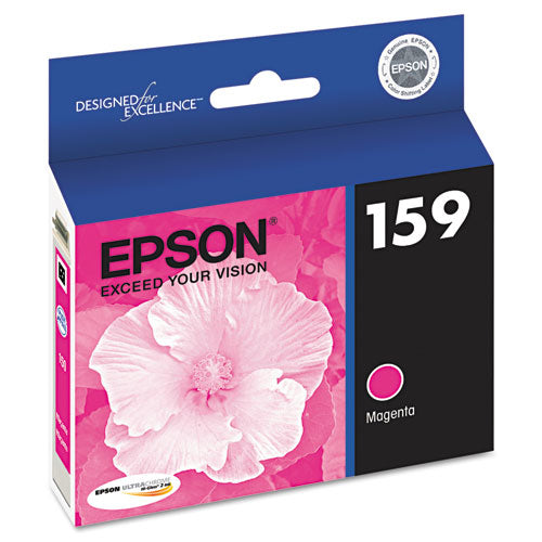 T159320 (159) UltraChrome Hi-Gloss 2 Ink, Magenta-(EPST159320)