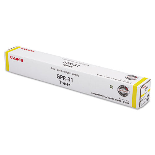 2802B003AA (GPR-31) Toner, 27,000 Page-Yield, Yellow-(CNM2802B003AA)