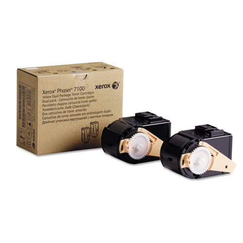 106R02604 Toner, 9,000 Page-Yield, Yellow, 2/Pack-(XER106R02604)