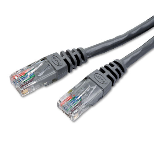CAT5e Molded Patch Cable, 25 ft, Gray-(BLKA3L79125M)