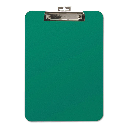 Unbreakable Recycled Clipboard, 0.25" Clip Capacity, Holds 8.5 x 11 Sheets, Green-(BAU61626)