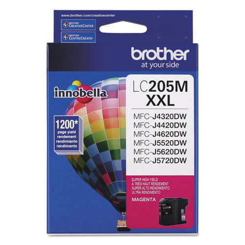 LC205M Innobella Super High-Yield Ink, 1,200 Page-Yield, Magenta-(BRTLC205M)