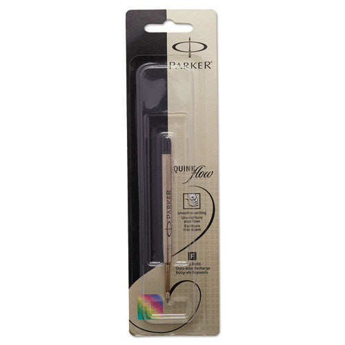 Refill for Parker Ballpoint Pens, Fine Conical Tip, Black Ink-(PAR1950367)