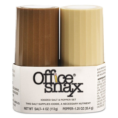 Condiment Set, 4 oz Salt, 1.5 oz Pepper, Two-Shaker Set-(OFX00057)