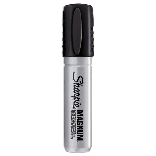 Magnum Permanent Marker, Broad Chisel Tip, Black-(SAN44001)