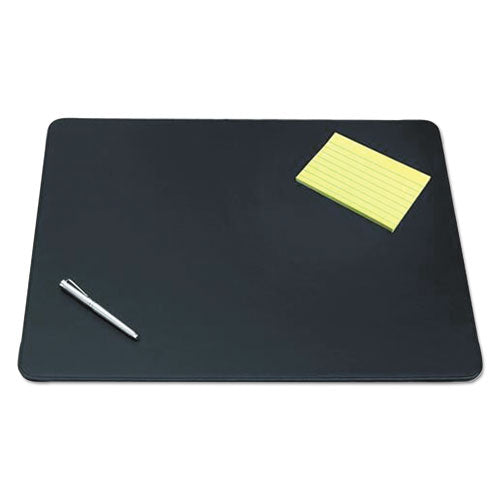 Sagamore Desk Pad, with Decorative Stitching, 24 x 19, Black-(AOP510041)