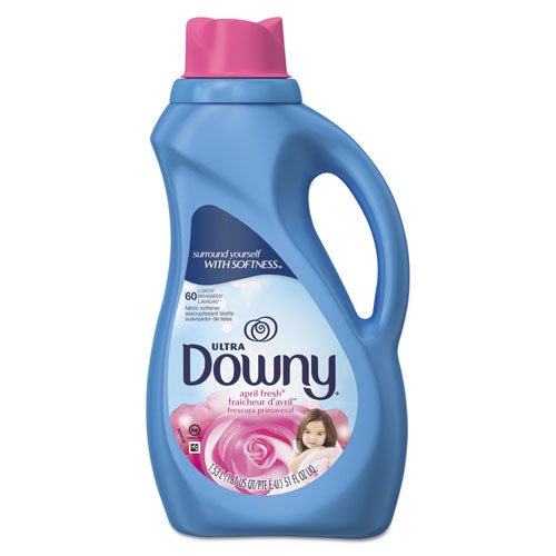 Liquid Fabric Softener, Concentrated, April Fresh, 51 oz Bottle, 8/Carton-(PGC35762)