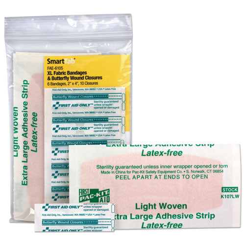 Refill for SmartCompliance General Business Cabinet, Bandages, 16/Kit-(FAOFAE6105)