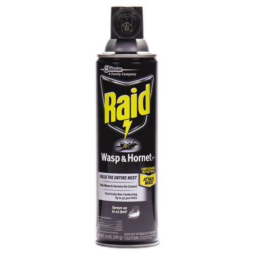 Wasp and Hornet Killer, 14 oz Aerosol Spray, 12/Carton-(SJN668006)