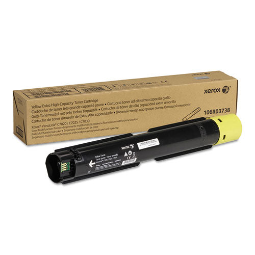 106R03738 Extra High-Yield Toner, 16,500 Page-Yield, Yellow-(XER106R03738)