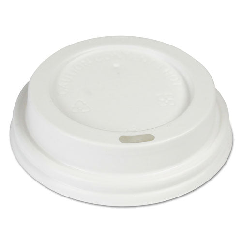 Hot Cup Lids, Fits 8 oz Hot Cups, White, 1,000/Carton-(BWKHOTWH8)