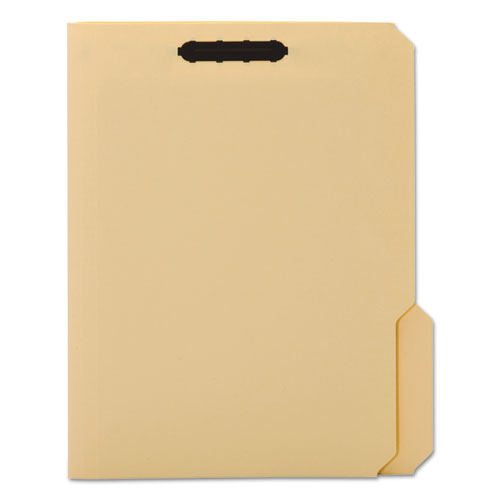 Top Tab Fastener Folder, 0.75" Expansion, 2 Fasteners, Letter Size, Manila Exterior, 50/Box-(PFX1453718PT)