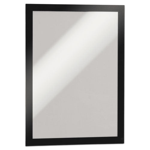 DURAFRAME Sign Holder, 8.5 x 11, Black Frame, 2/Pack-(DBL476801)