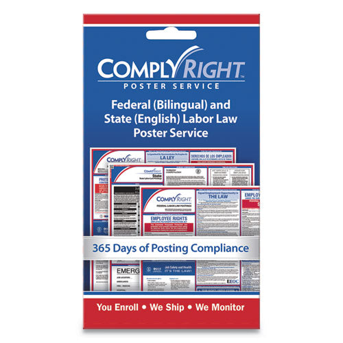 Labor Law Poster Service, "State Labor Law", 4 x 7-(COS098434)