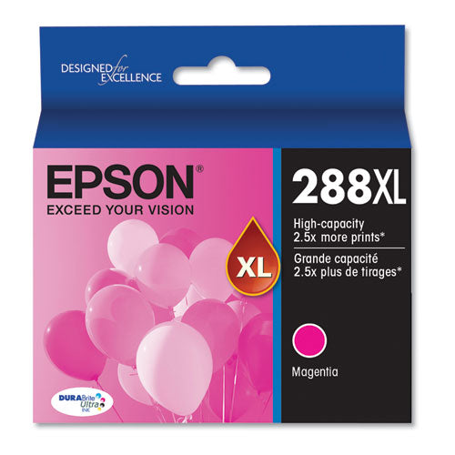 T288XL320-S (T288XL) DURABrite Ultra High-Yield Ink, 450 Page-Yield, Magenta-(EPST288XL320S)