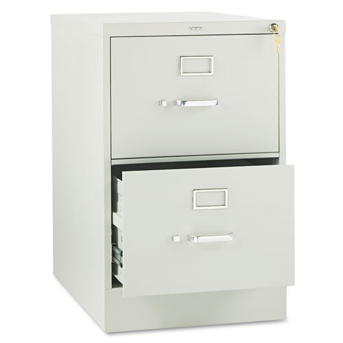 310 Series Vertical File, 2 Legal-Size File Drawers, Light Gray, 18.25" x 26.5" x 29"-(HON312CPQ)