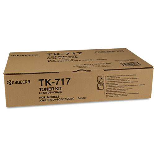TK717 Toner, 34,000 Page-Yield, Black-(KYOTK717)