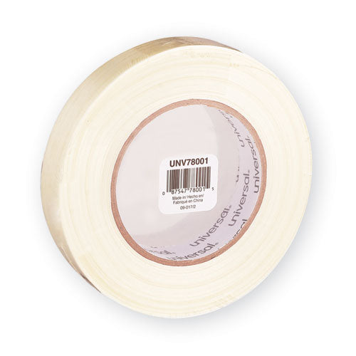 190# Medium Grade Filament Tape, 3" Core, 24 mm x 54.8 m, Clear-(UNV78001)